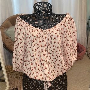 pink floral top